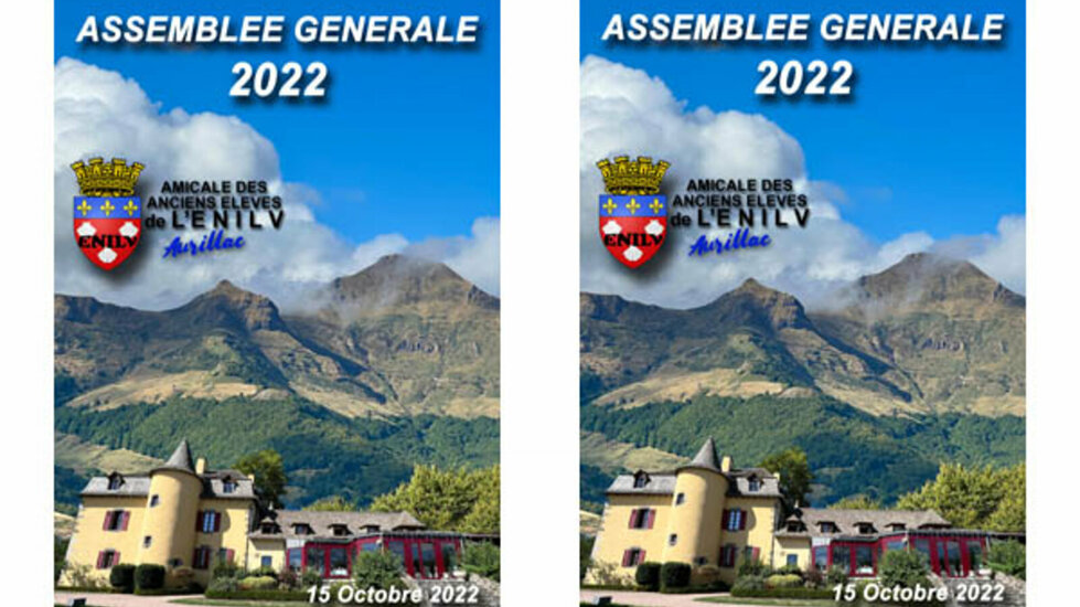 ASSEMBLEE GENERALE 2022 - AURILLAC 